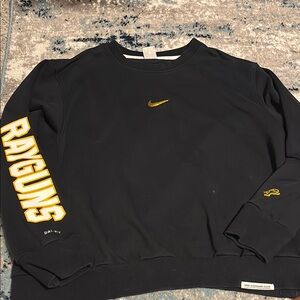 Nike Black and Yellow Crewneck Sweater